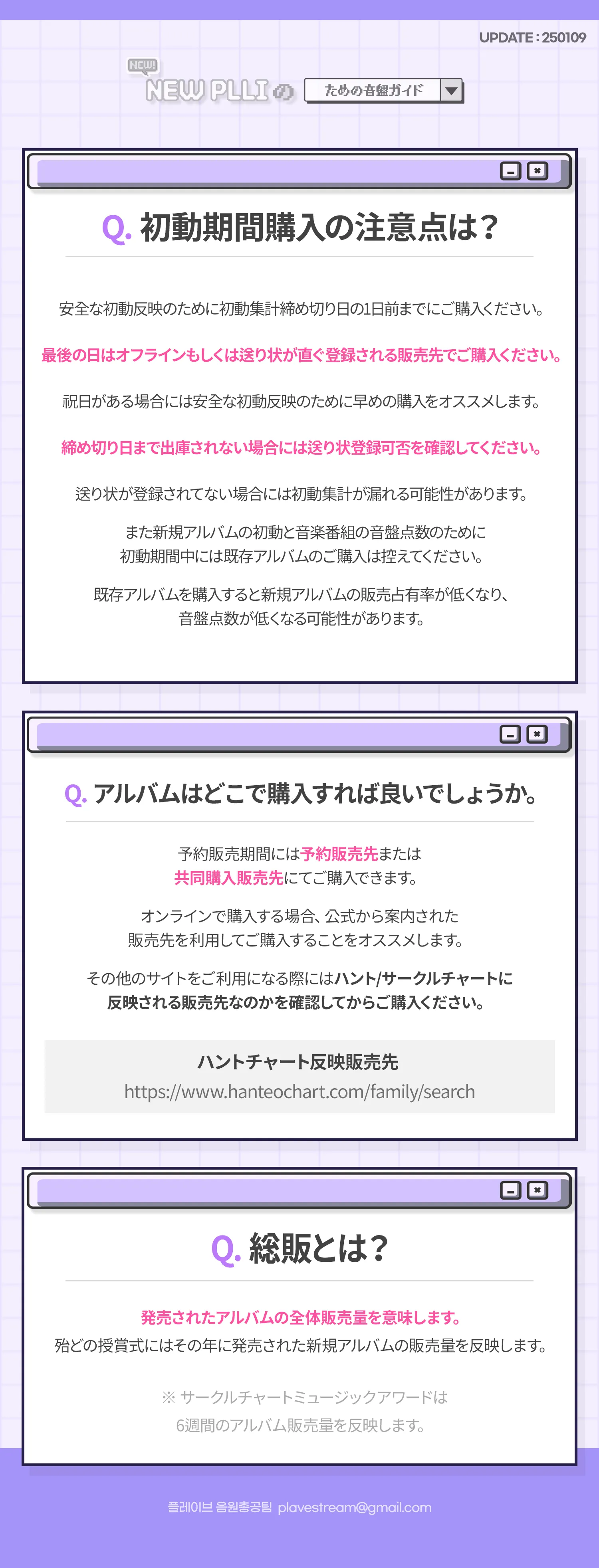 New PLLI 音盤ガイド