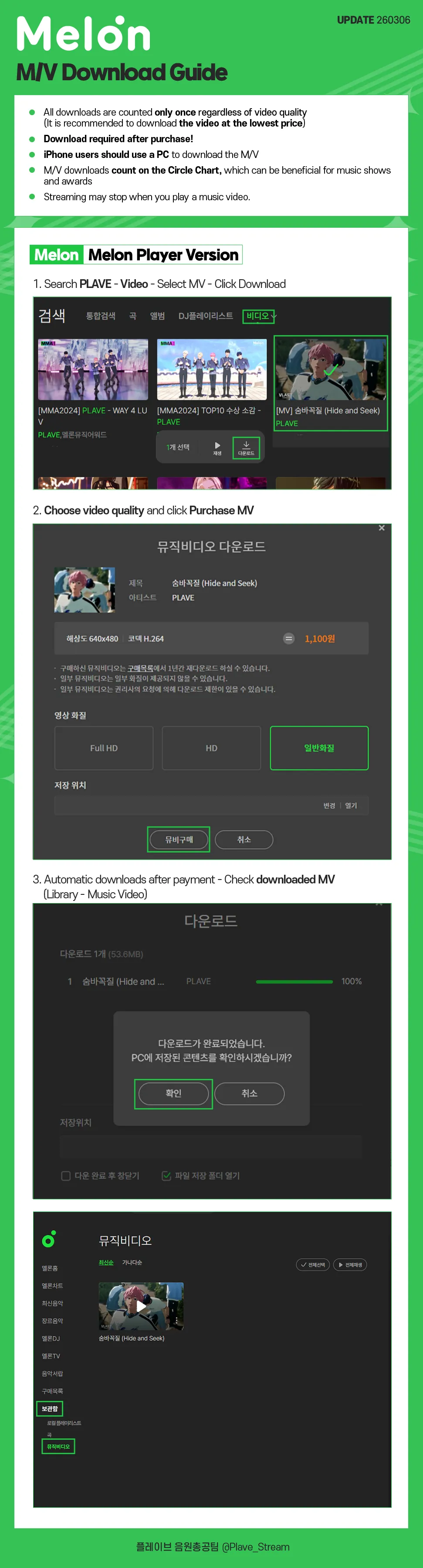 Melon MV Download Guide