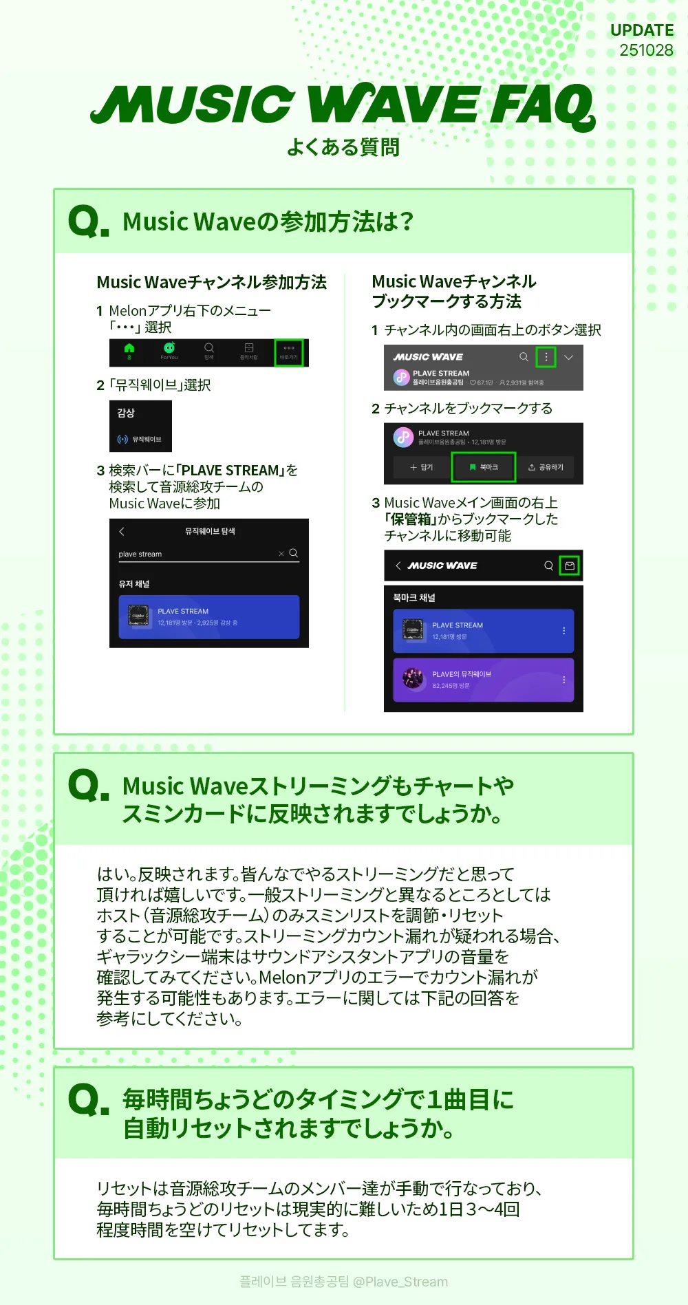 Melon ストリーミング ガイド