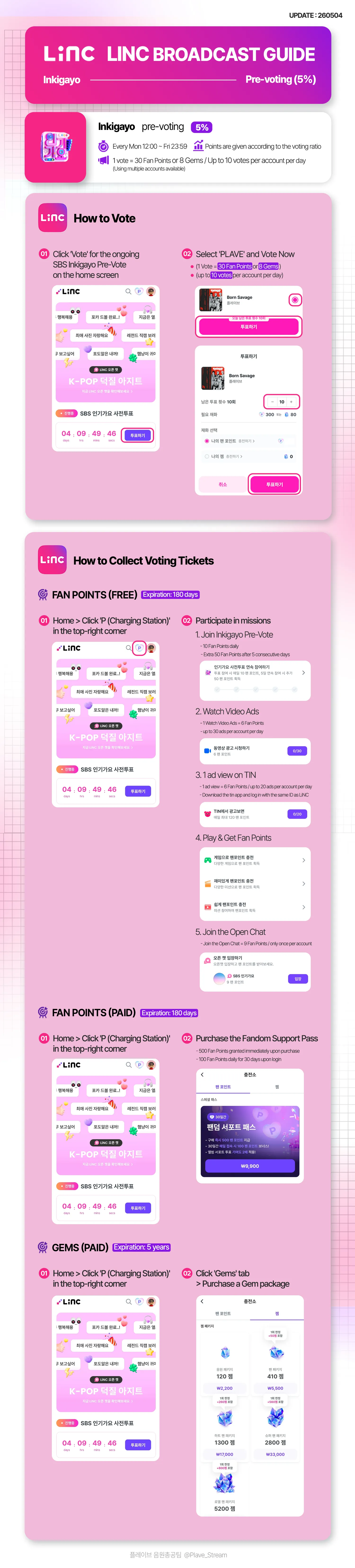 Inkigayo Music Show Guide
