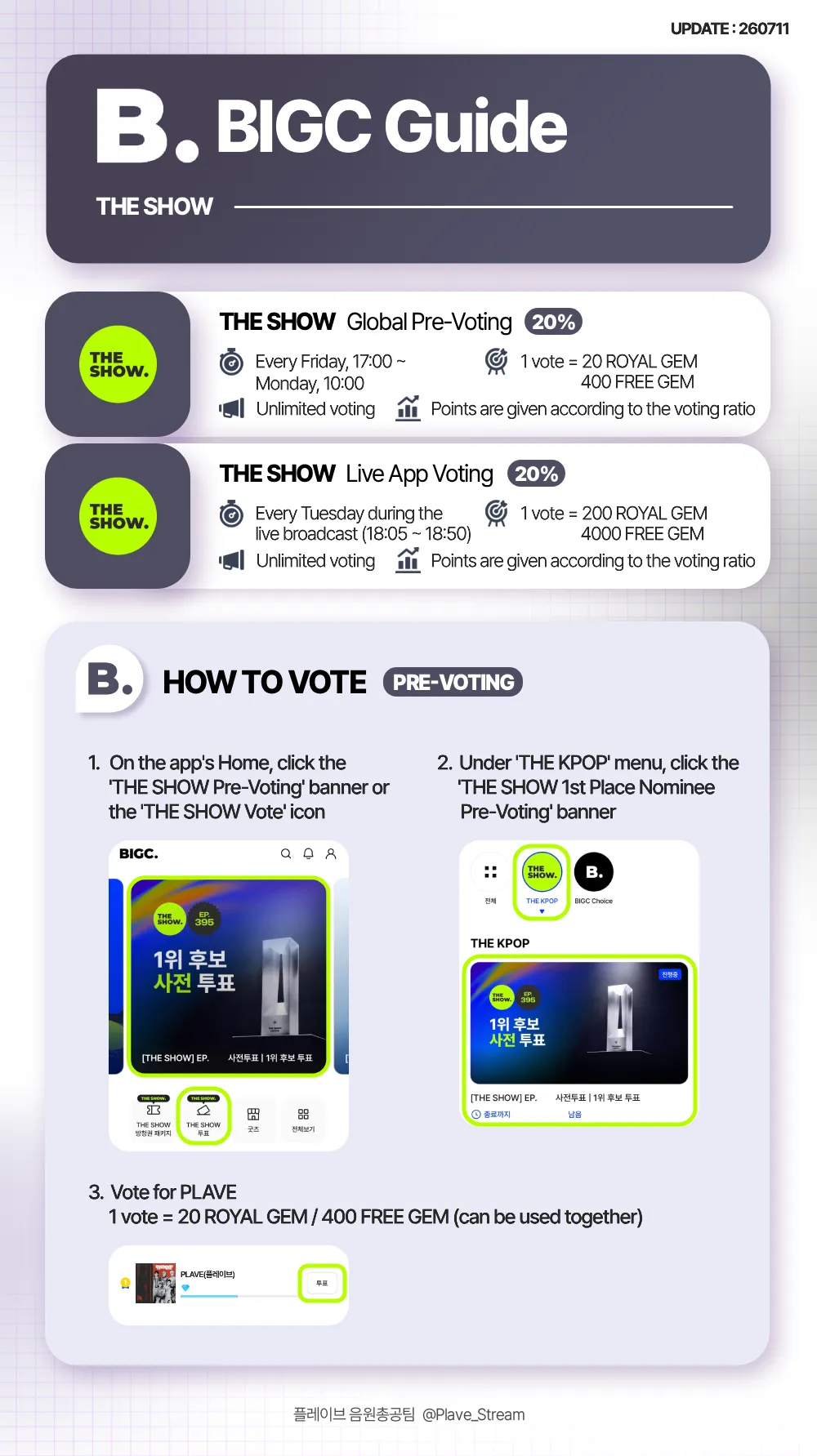 The show Music Show Guide