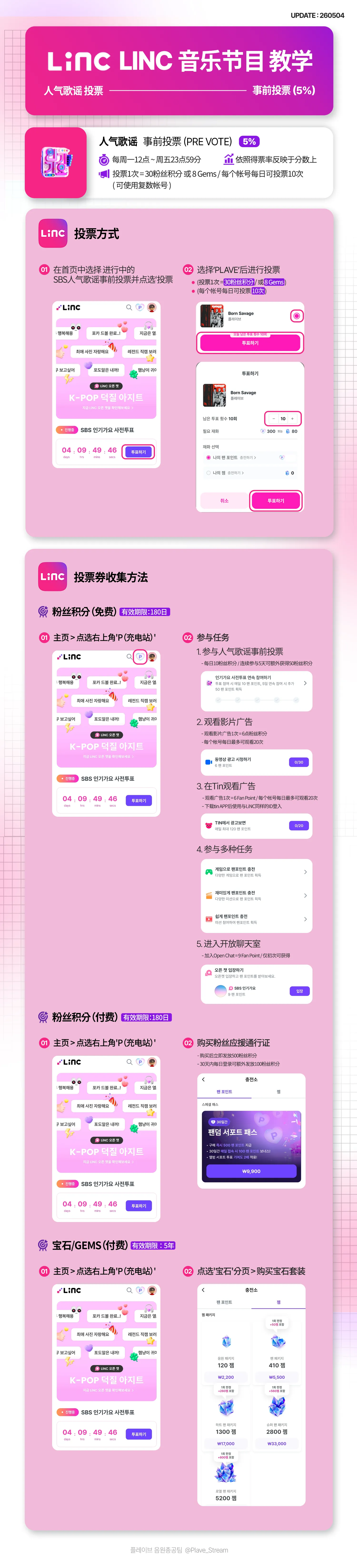 Inkigayo 音乐节目教学