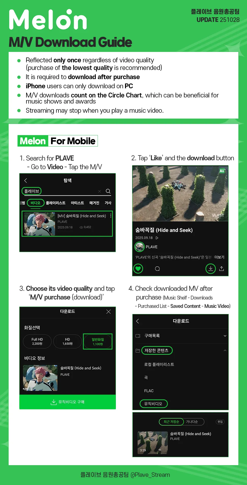 Melon MV Download Guide