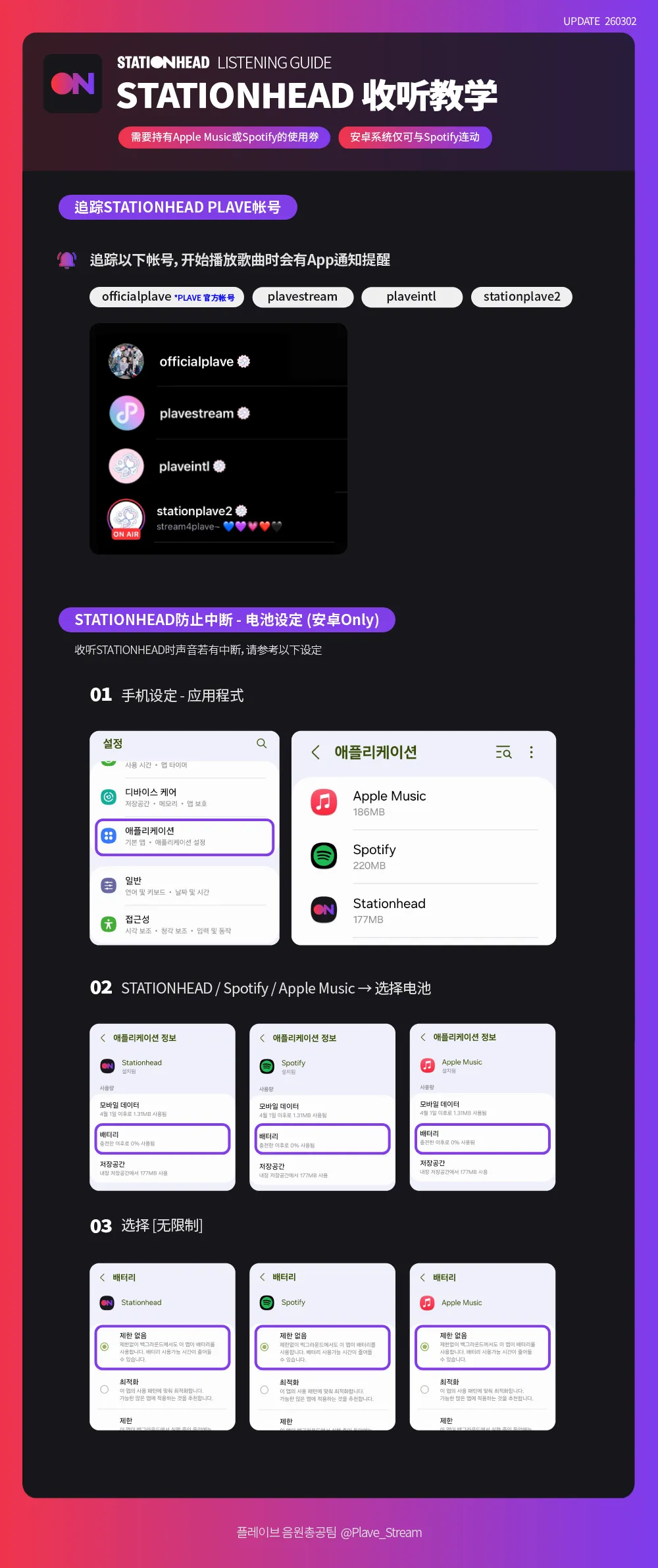 Stationhead 歌曲刷榜 教学