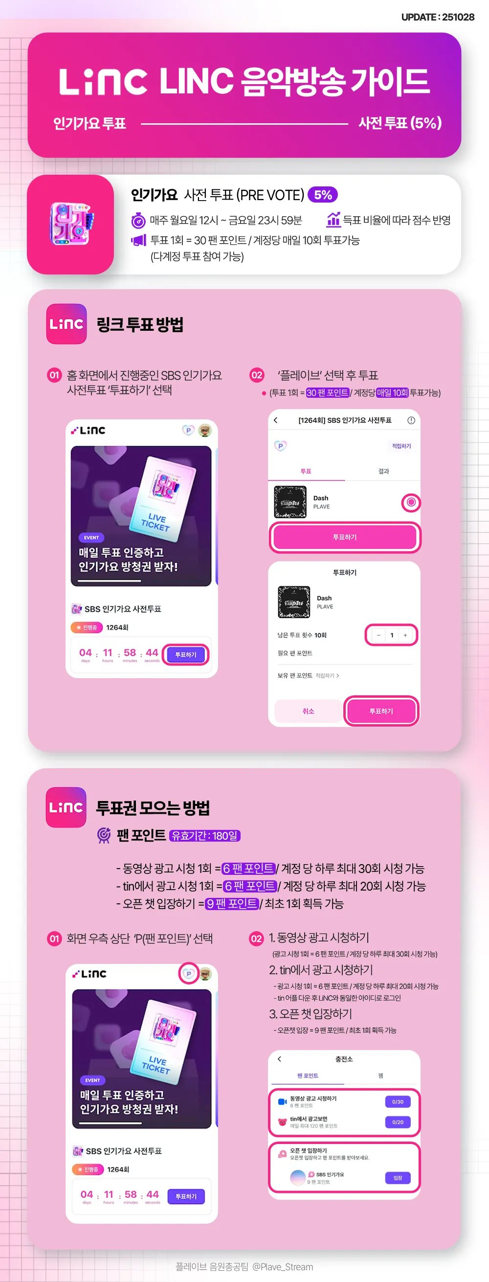 인기가요 음악방송 가이드