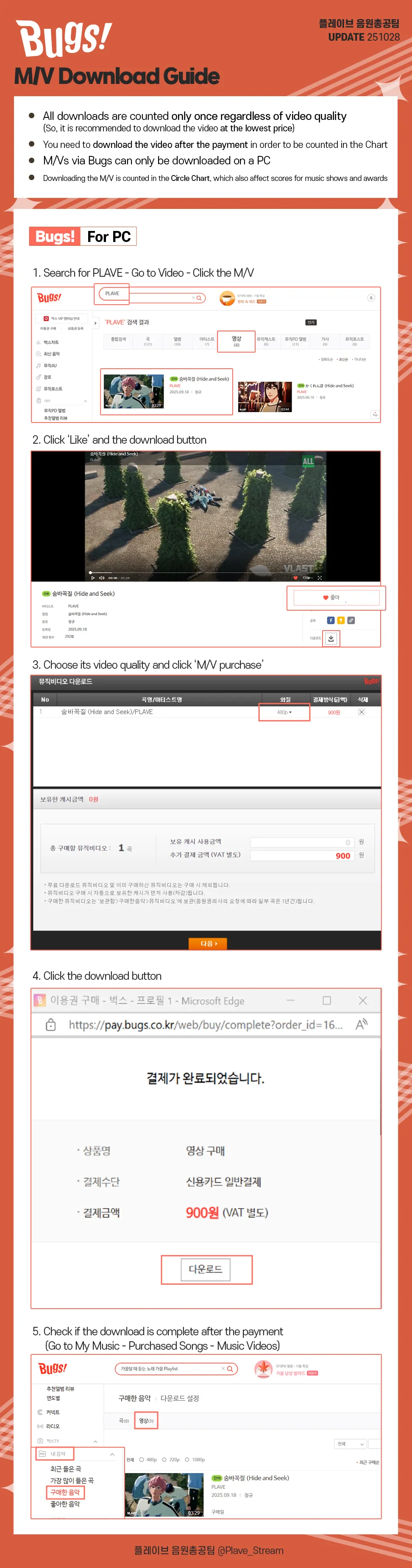 Bugs MV Download Guide