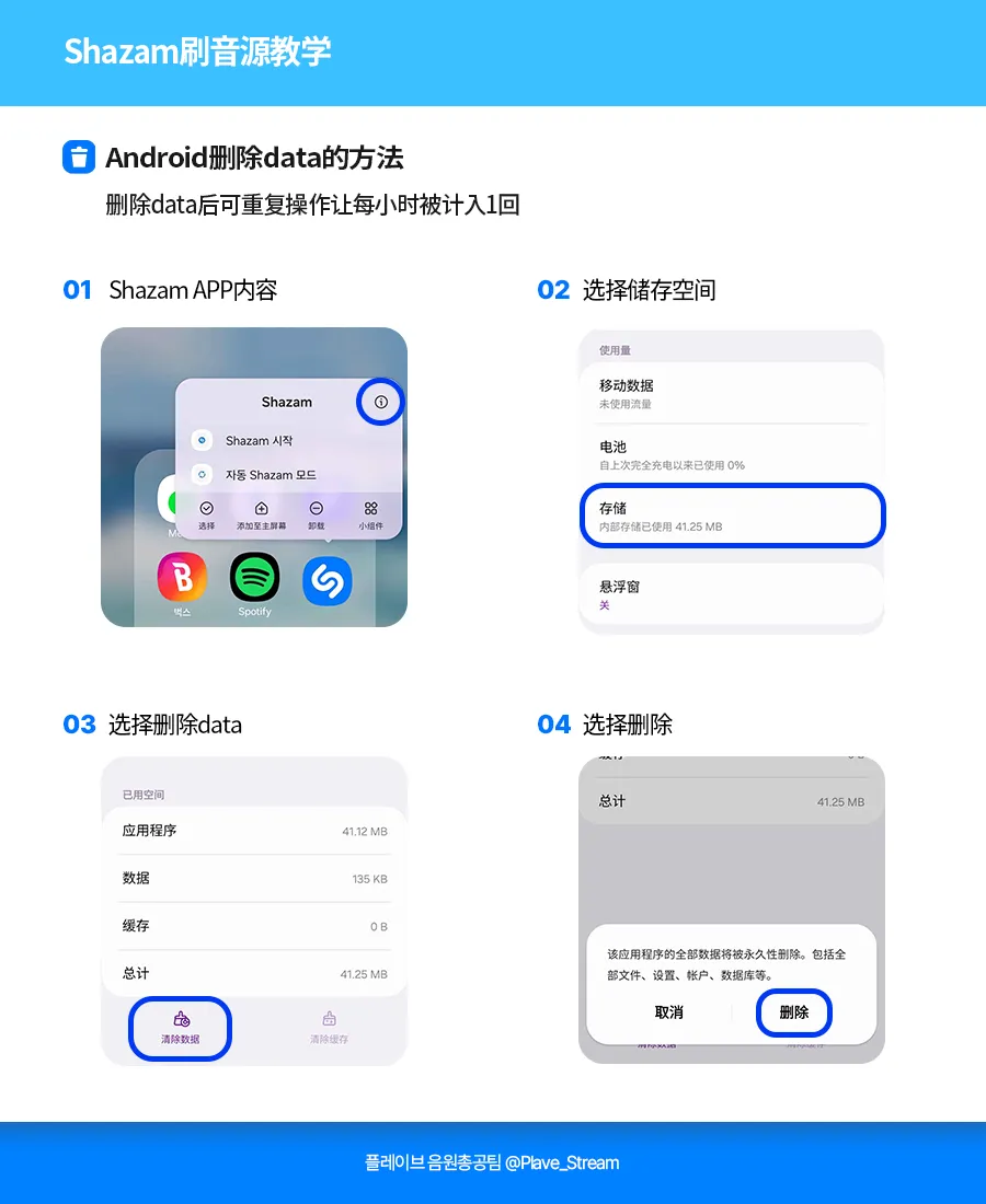 Shazam 歌曲刷榜 教学