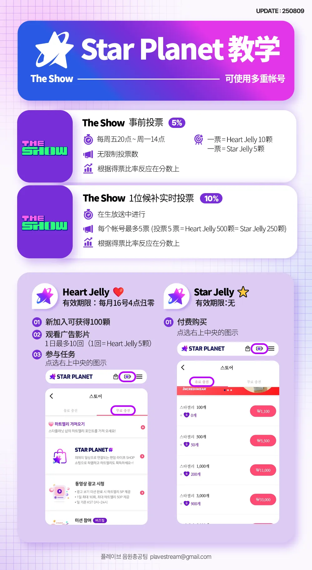 Star planet 音乐节目教学