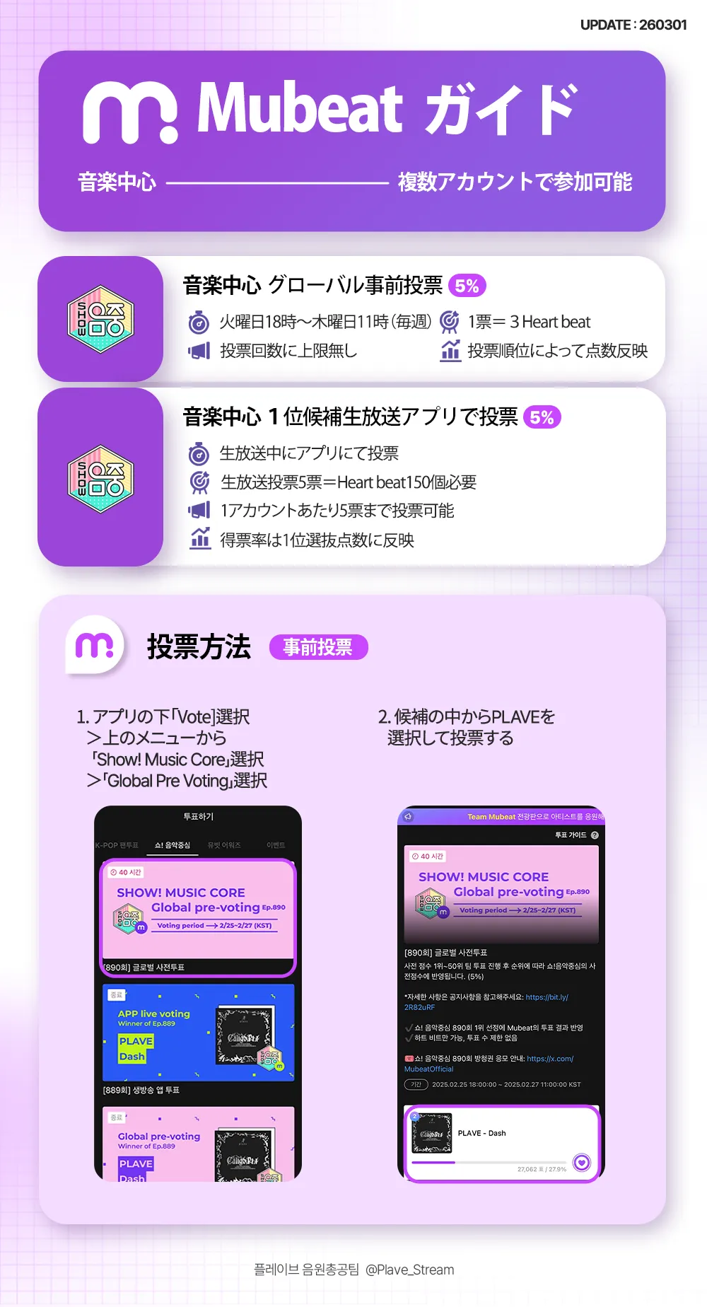 Show!music core 音楽放送ガイド